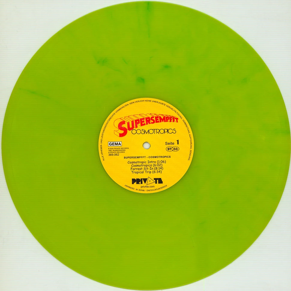 Supersempfft - Cosmotropics Soundtrack 1982 Colored Vinyl Edition
