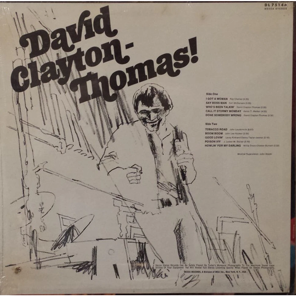 David Clayton-Thomas - David Clayton-Thomas!