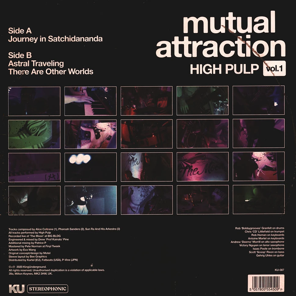 High Pulp - Mutual Attraction Volume 1 Black Friday Record Store Day 2020 Edition