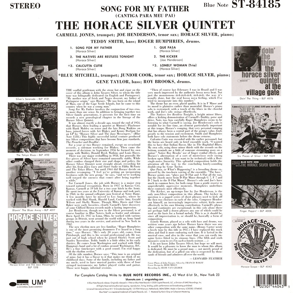 Horace Silver - Song For My Father