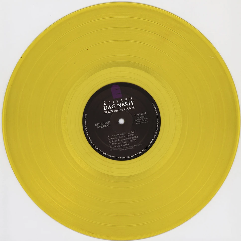 Dag Nasty - Four On The Floor Transparent Yellow Vinyl Edition