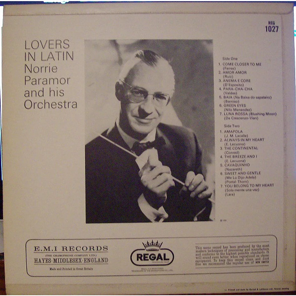 Norrie Paramor And His Orchestra - Lovers In Latin