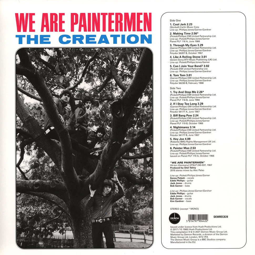 The Creation - We Are Paintermen Clear Vinyl Edition