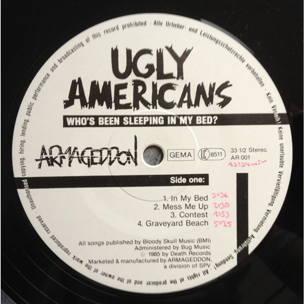 Ugly Americans - Who's Been Sleeping... In My Bed