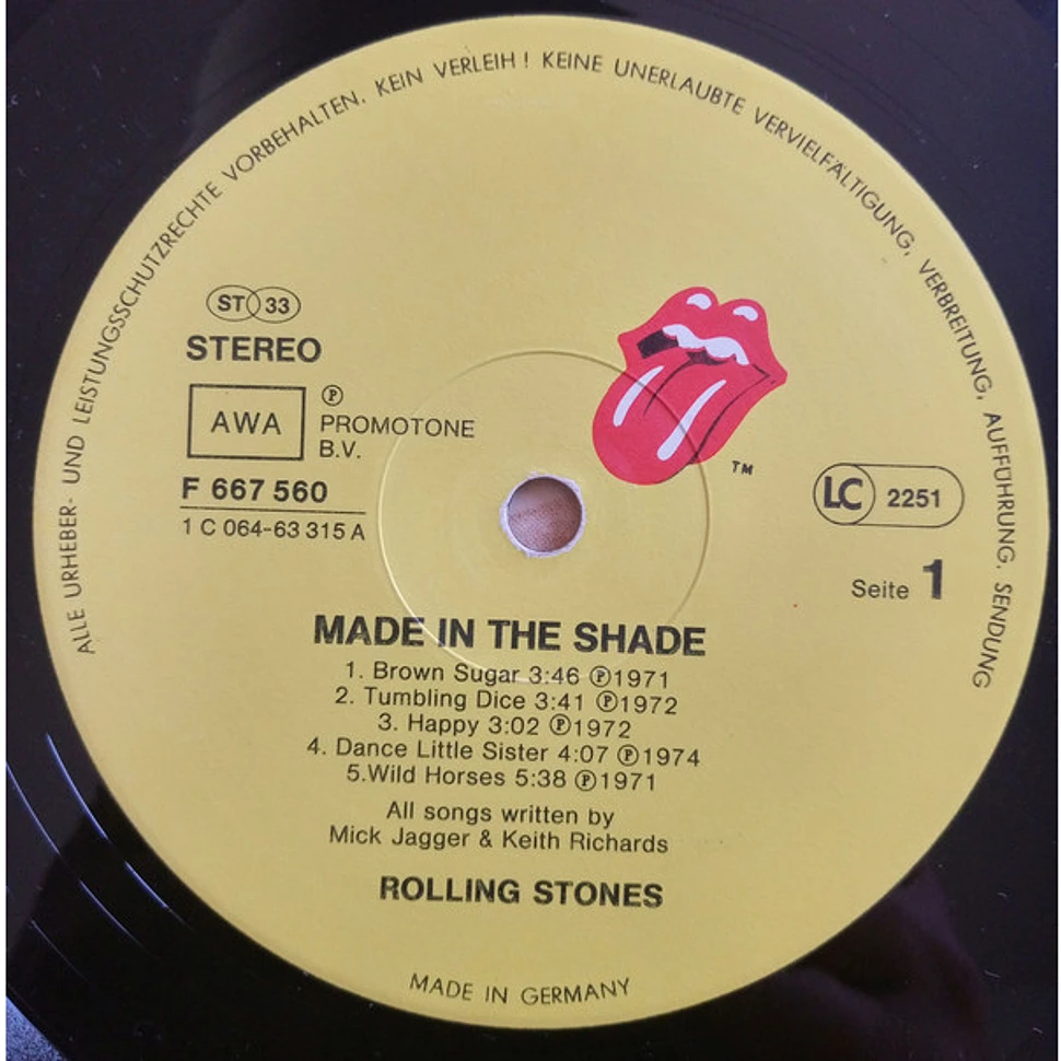 The Rolling Stones - Made In The Shade