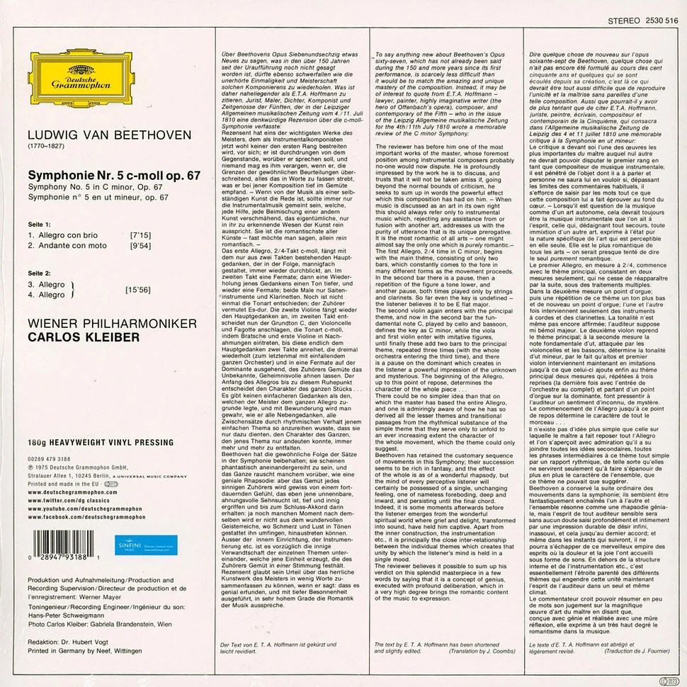 Carlos Kleiber / Wp - Beethoven: Sinfonie Nr. 5