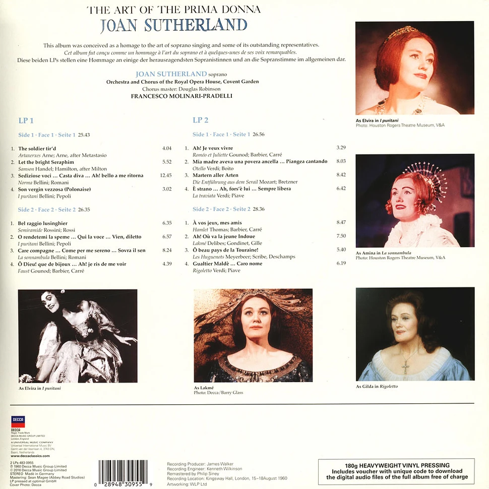 Sutherland / Molinari Pradelli / Roho - Joan Sutherland: The Art Of The Prima Donna