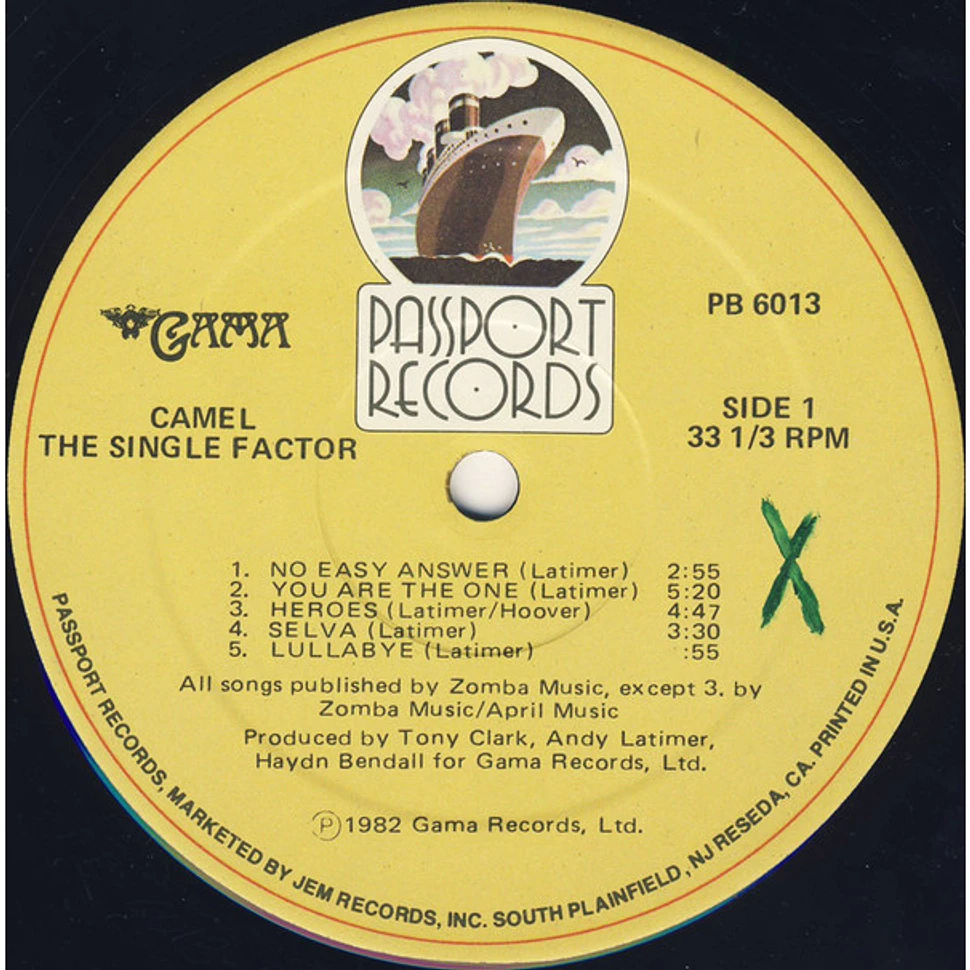 Camel - The Single Factor