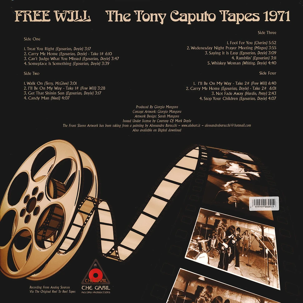 Free Will - The Tony Caputo Tapes