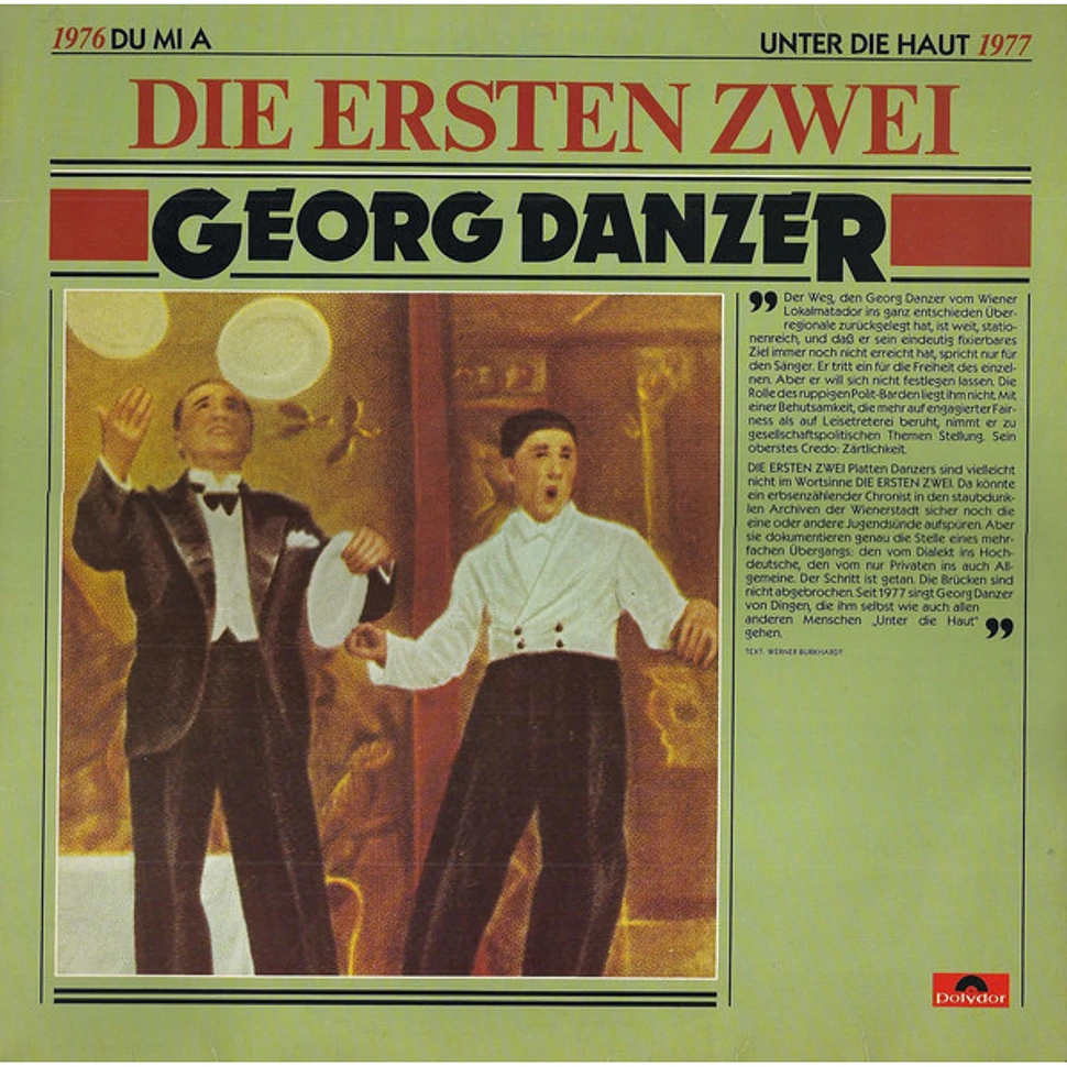 Georg Danzer - Die Ersten Zwei (1976 Du Mi A) (Unter Die Haut 1977)