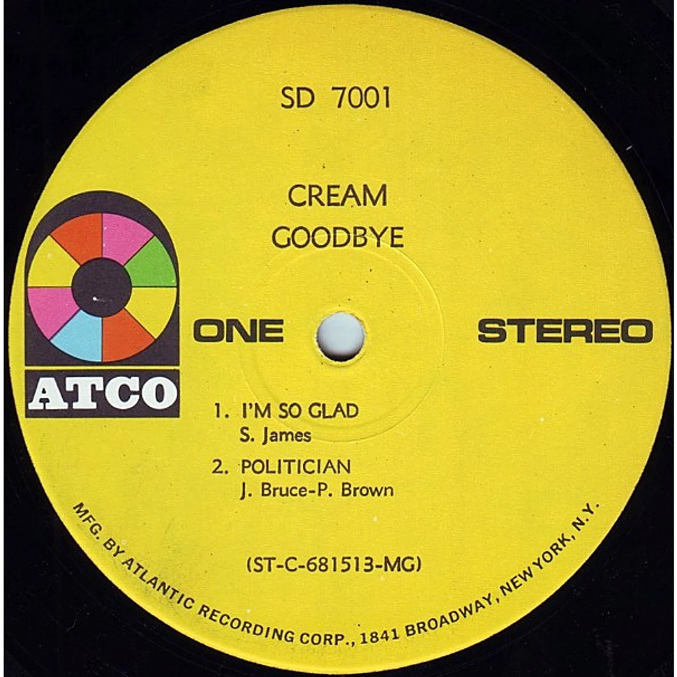 Cream - Goodbye