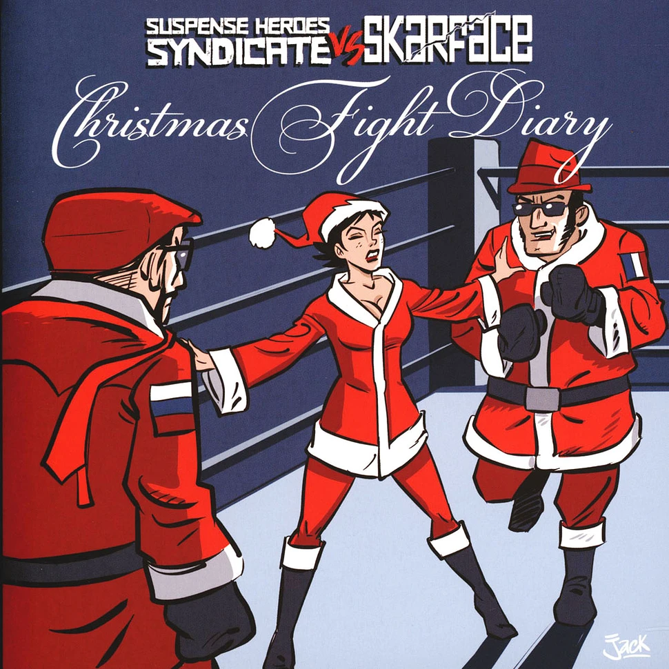 Skarface Vs. Suspense Heroes Syndicate - Christmas Fight Diary Red / Blue Vinyl Edition