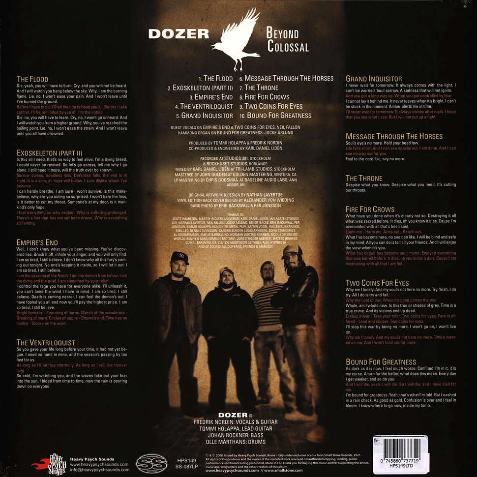 Dozer - Beyond Colossal Green Vinyl Edition