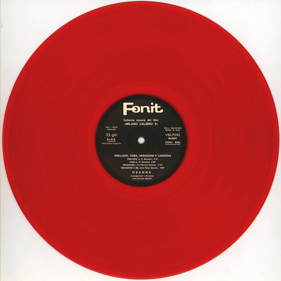 Osanna - Milano Calibro Nove Red Vinyl Edition