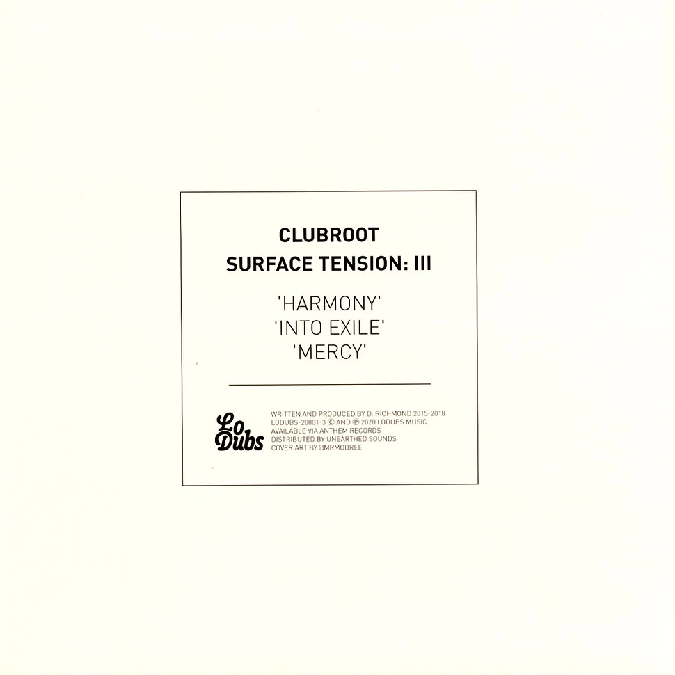 Clubroot - Surface Tension: III Sunspot Colored Vinyl Edition