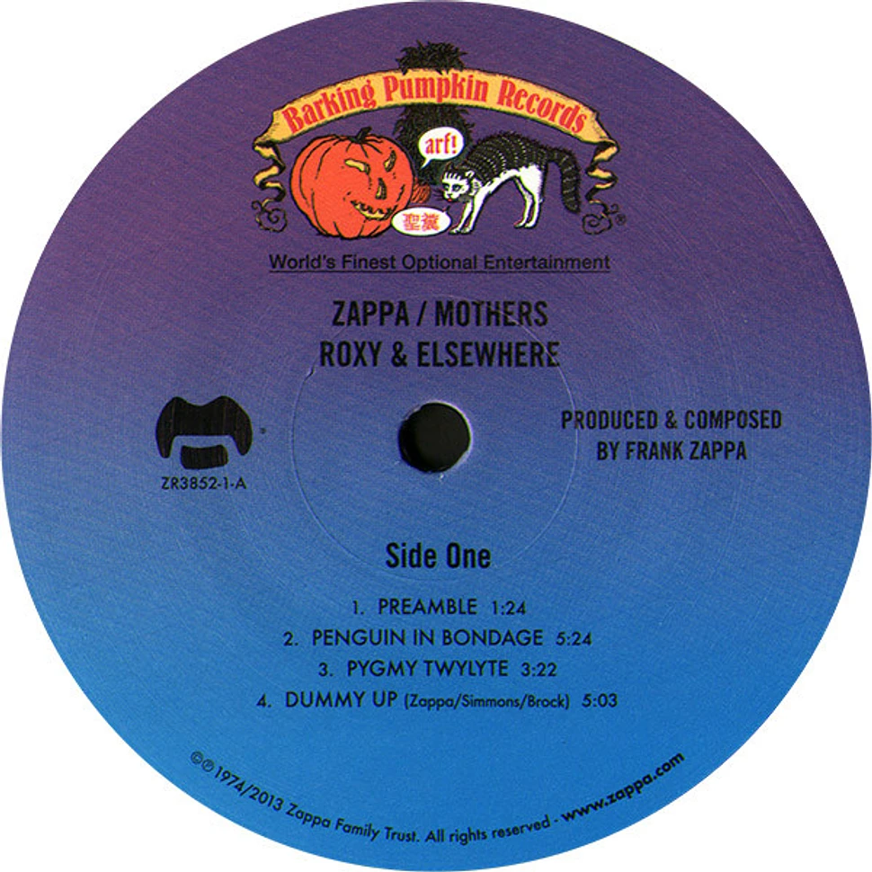 Frank Zappa / The Mothers - Roxy & Elsewhere