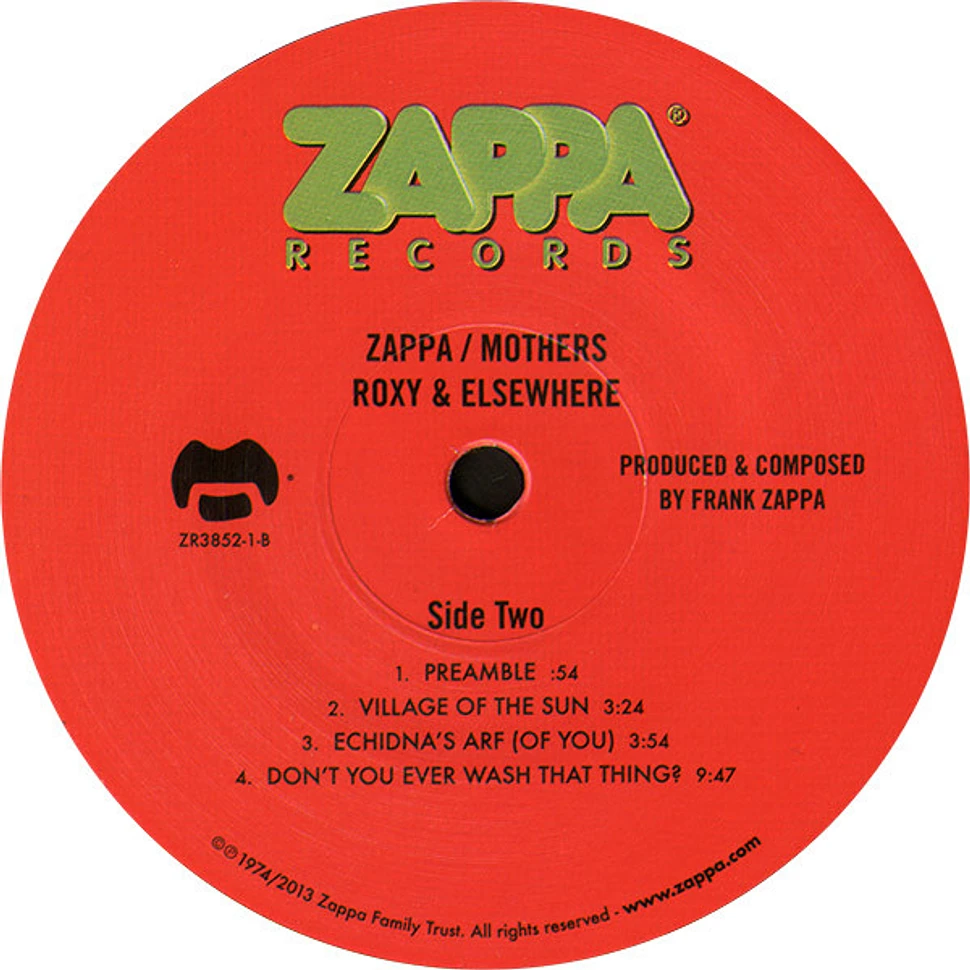 Frank Zappa / The Mothers - Roxy & Elsewhere