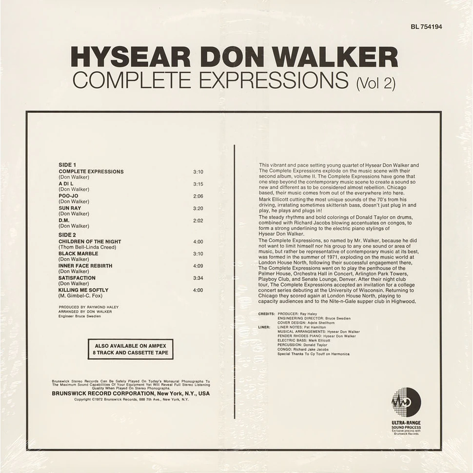 Hysear Don Walker - Complete Expressions (Vol. 2)