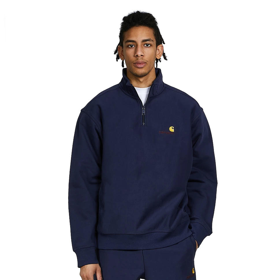 Carhartt WIP - Half Zip American Script Sweatshirt