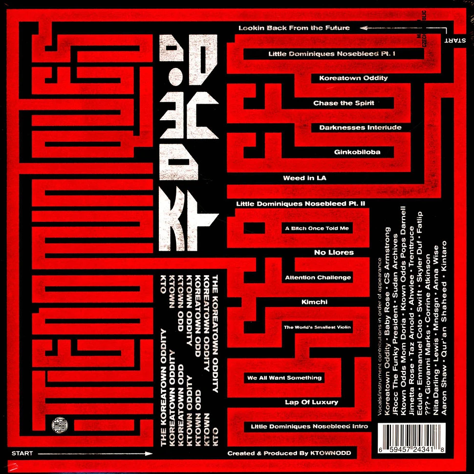 The Koreatown Oddity - Little Dominique's Nosebleed Black Vinyl Edition