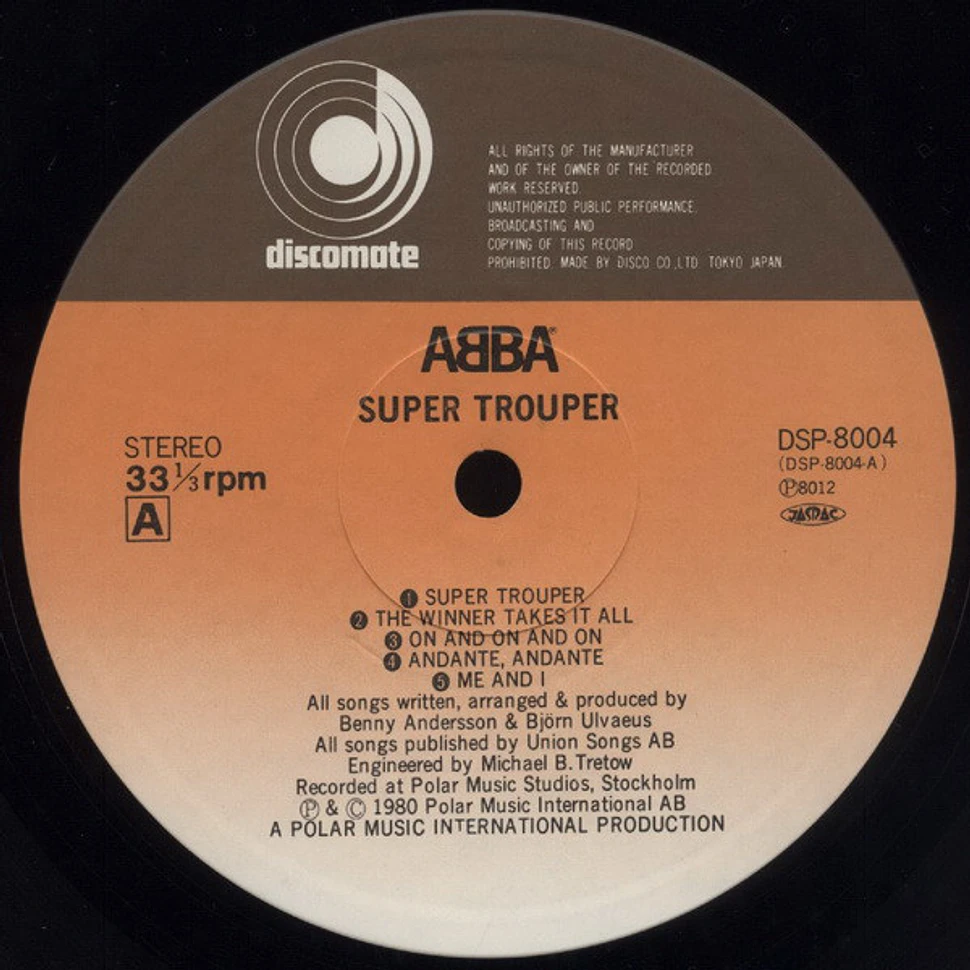 ABBA - Super Trouper = スーパー・トゥルーパー