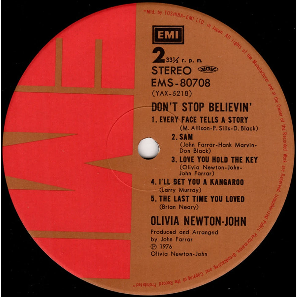 Olivia Newton-John - Don't Stop Believin'