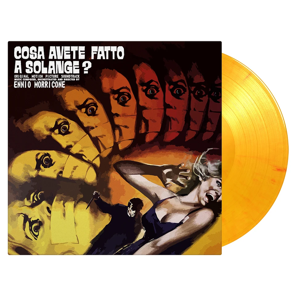 Ennio Morricone - OST Cosa Avete Fatto A Solange? Flaming Orange Vinyl Edition