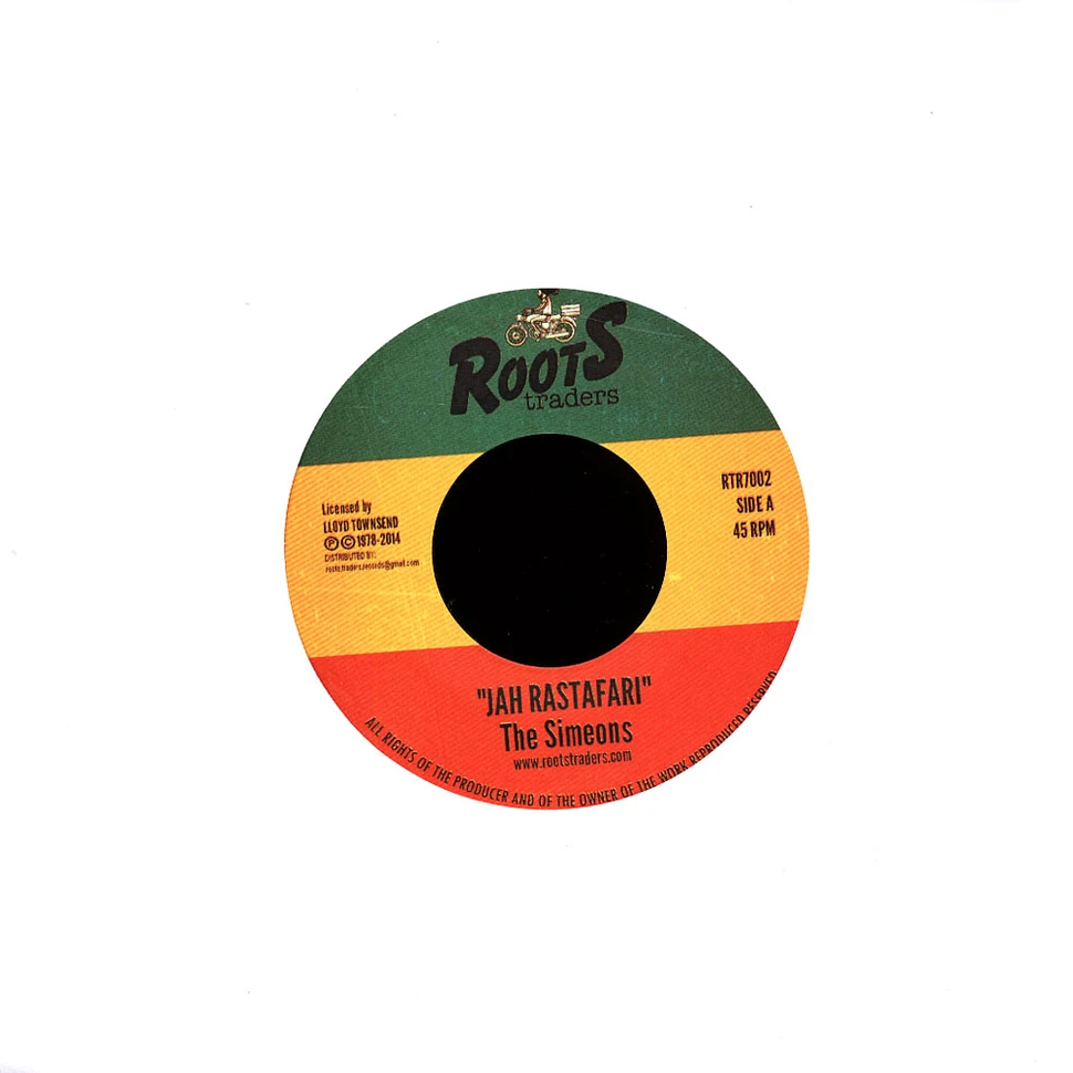 The Simeons - Jah Rastafari / Dub