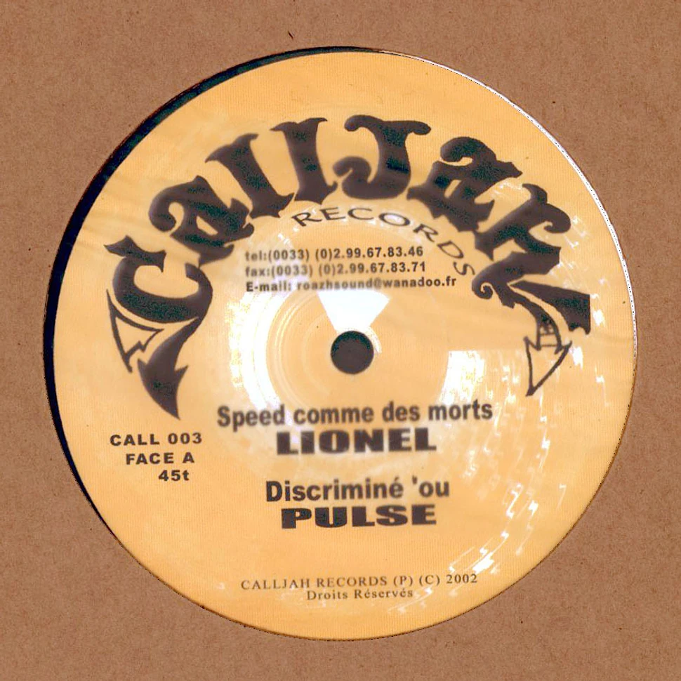 Lionel, Pulse / Jeez-I, Pulse - Speed Comme Des Morts, Discrimine Ou Le Vent Tourner, L'homme De Gwada