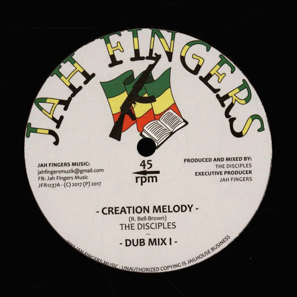 The Disciples - Creation Melody, Dub Mix 1 / Dub Mix 2, Dub Mix 3