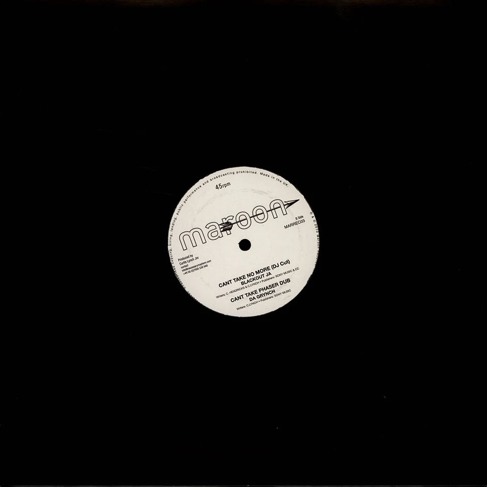 Brinsley Forde, Da Grynch / Blackout, Da Grynch - Can't Take No More, Better Dub / DJ Cut, Phaser Dub