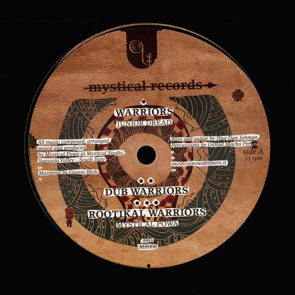 Junior Dread, Mystikal Powa / Sister Lore, Far East, M.Powa - Warriors, Dub, Rootikal Warrior / Zion Valley, Guiding Star, Dub