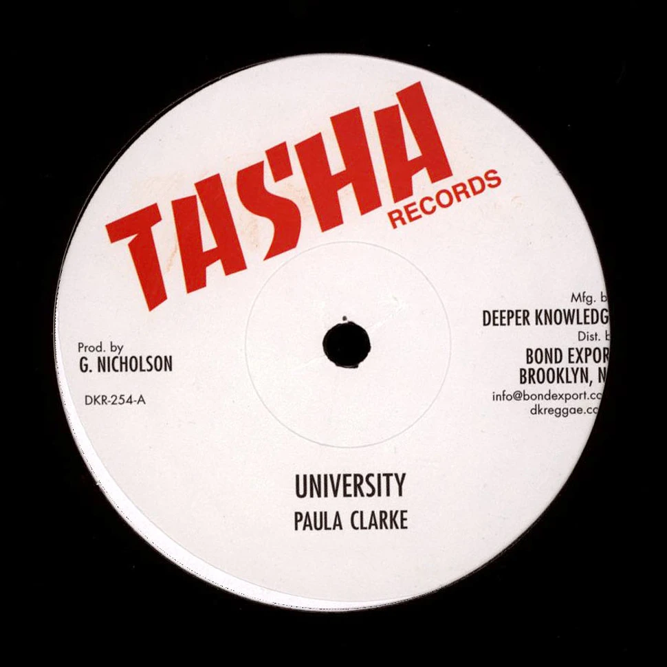 Paula Clarke / Frankie Jones - University, Dub / Mr Officer, Dub