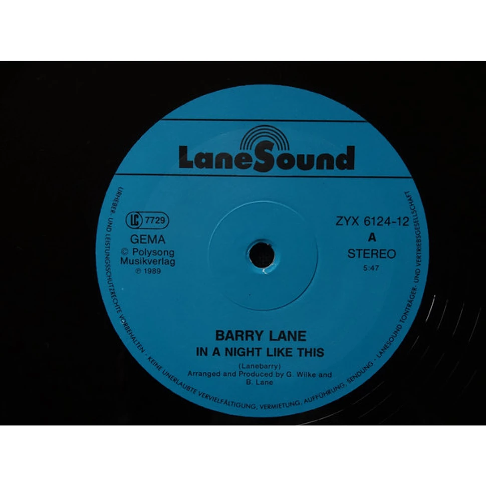 Barry Lane - In A Night Like This