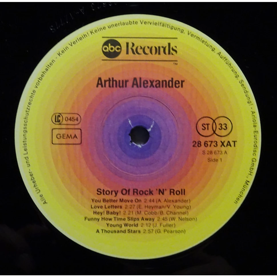 Arthur Alexander - The Story Of Rock And Roll