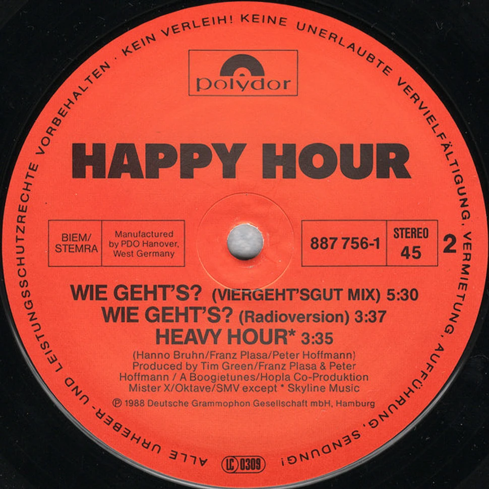 Happy Hour - Wie Geht's (Viergeht'sgut Mix)