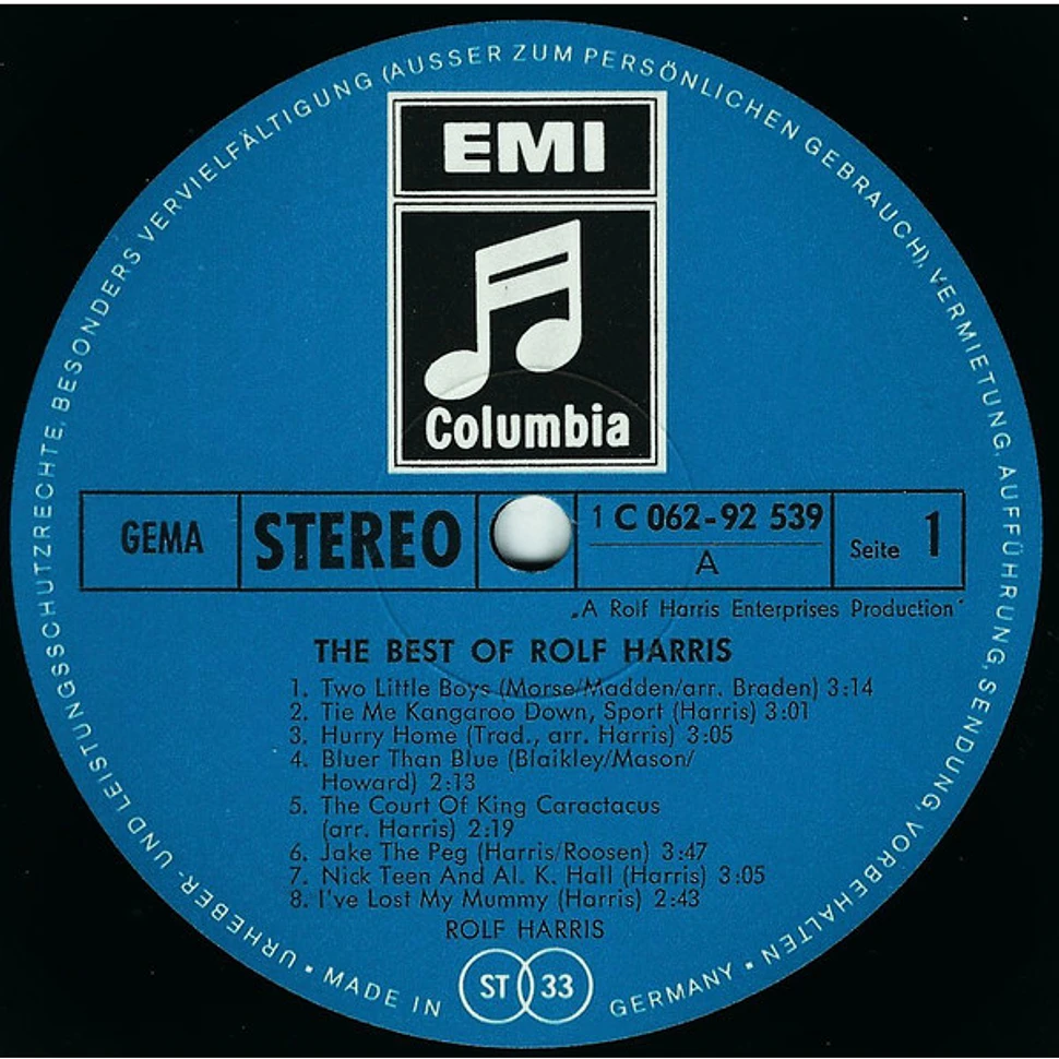 Rolf Harris - The Best Of Rolf Harris