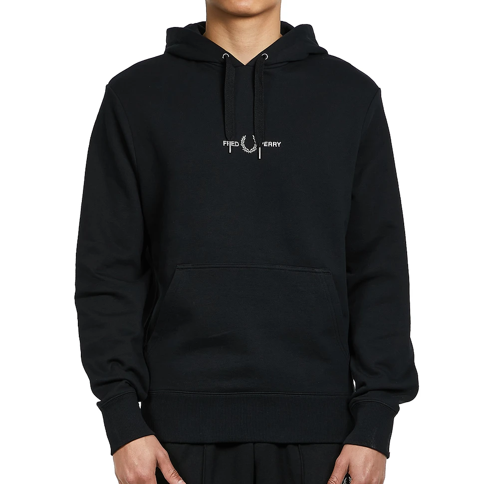 Fred Perry - Embroidered Hooded Sweatshirt