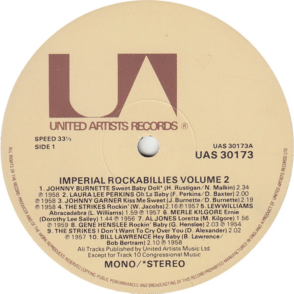 V.A. - Imperial Rockabillies - Volume Two