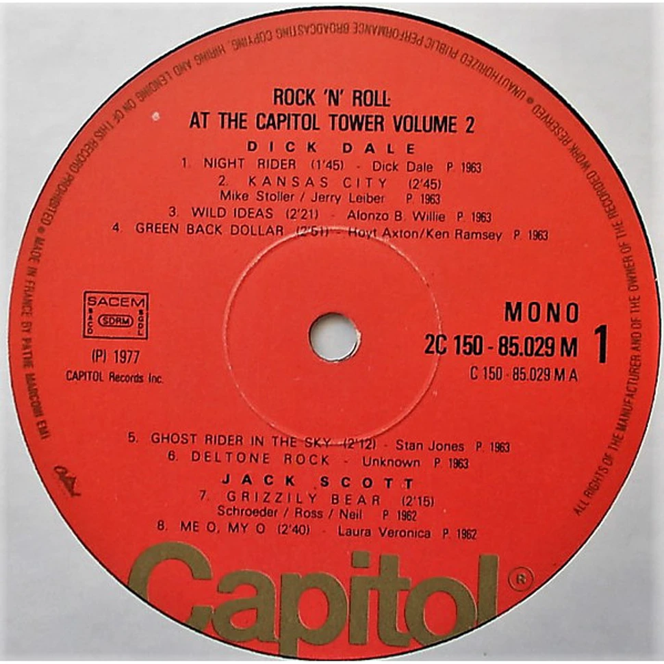 V.A. - Rock'N'Roll At The Capitol Tower Volume 2