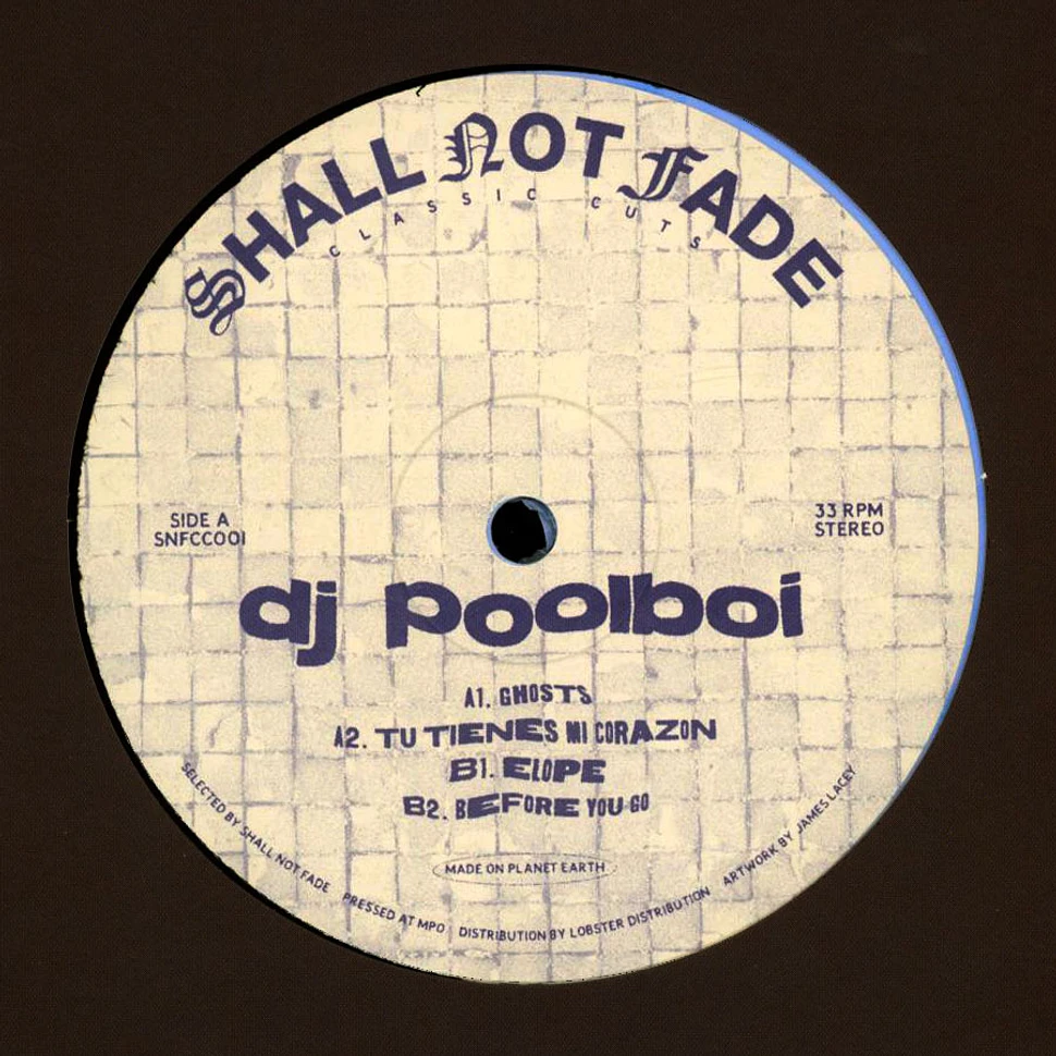 DJ Poolboi - Rarities EP White Vinyl Edition