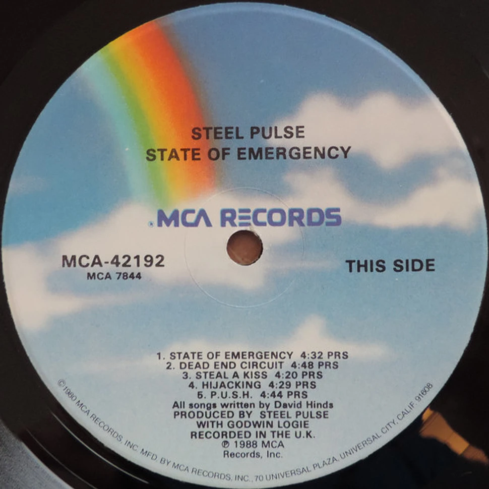 Steel Pulse - State Of Emergency