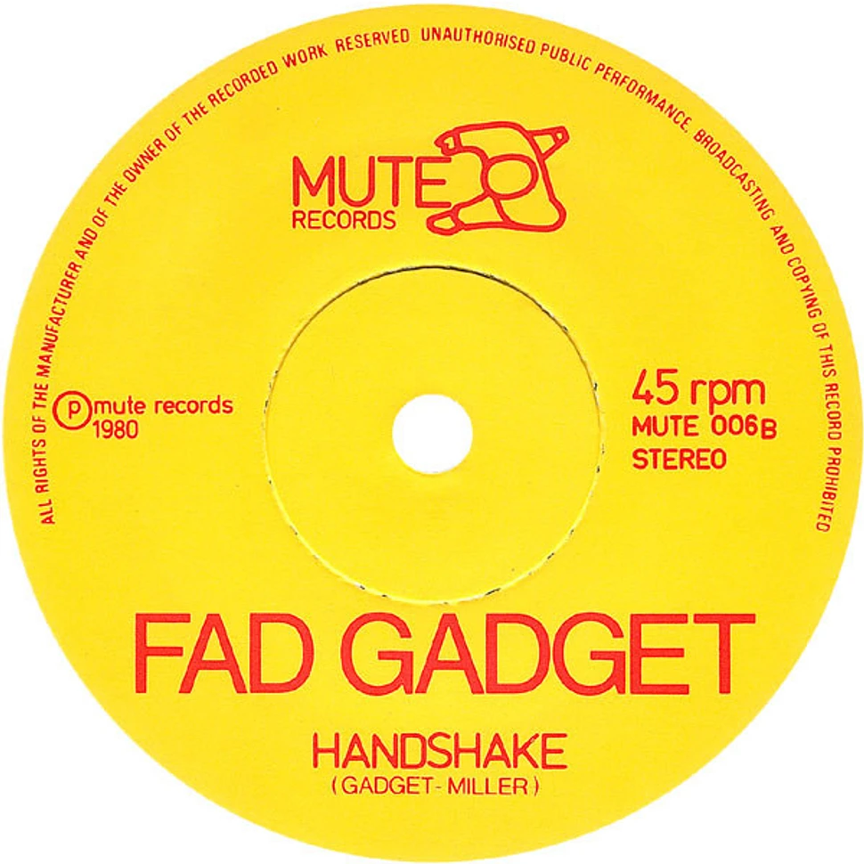 Fad Gadget - Ricky's Hand / Handshake