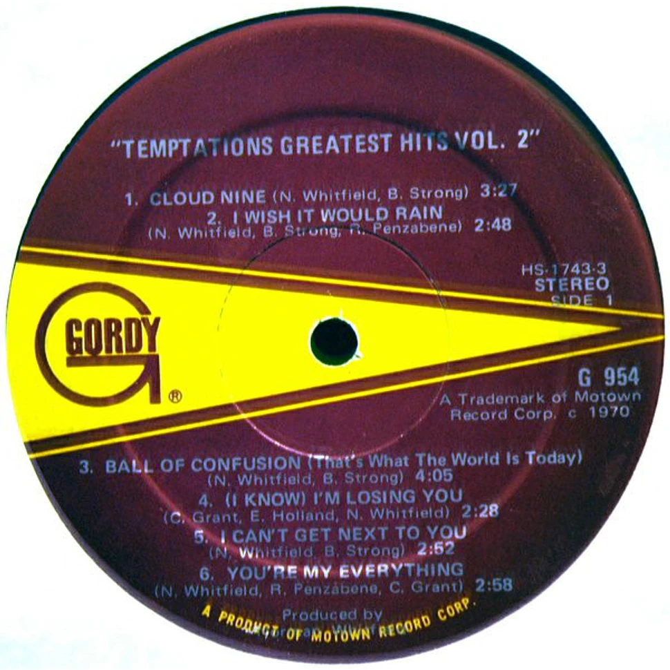 The Temptations - Greatest Hits II