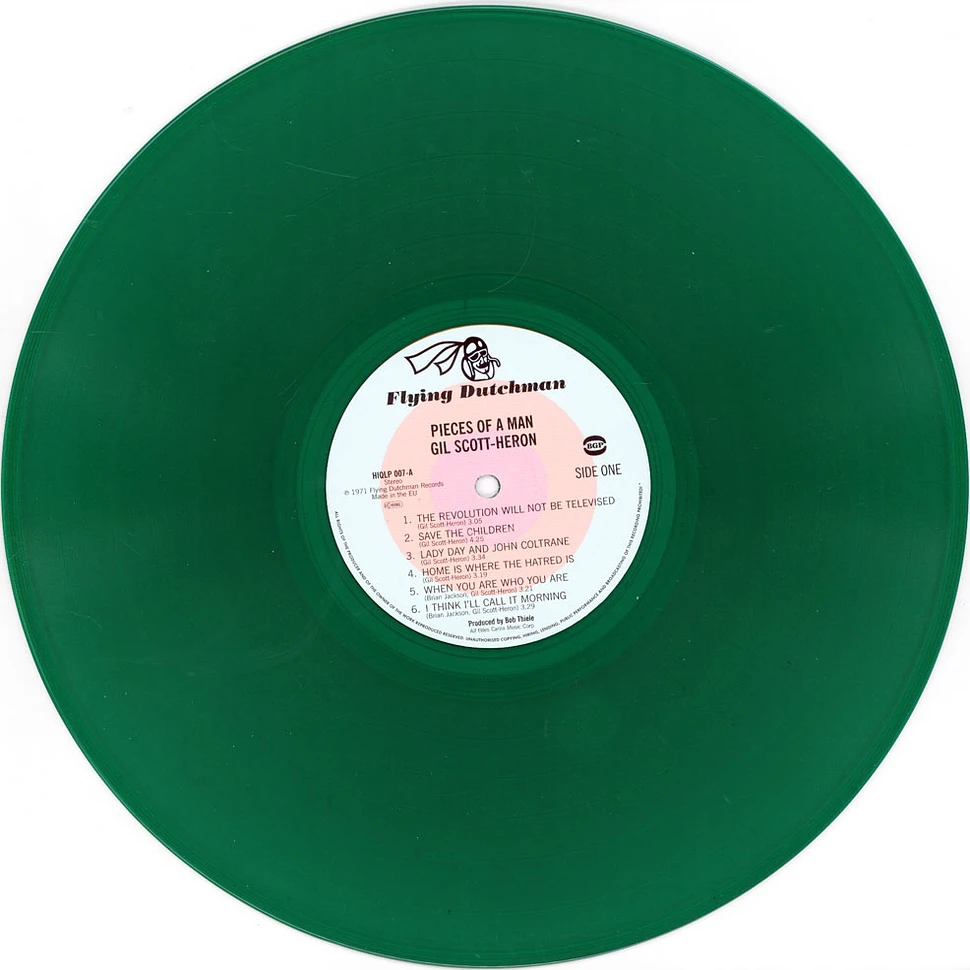 Gil Scott-Heron - Pieces Of A Man HHV Exclusive Transparent Green Vinyl Edition