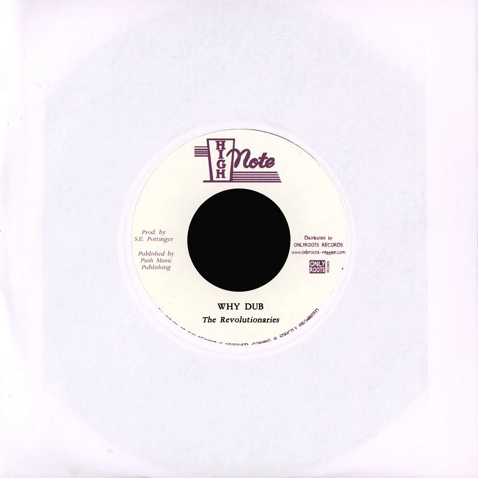 Lilian Williams / The Revolutionaries - Why Did You Use Me / Why Dub