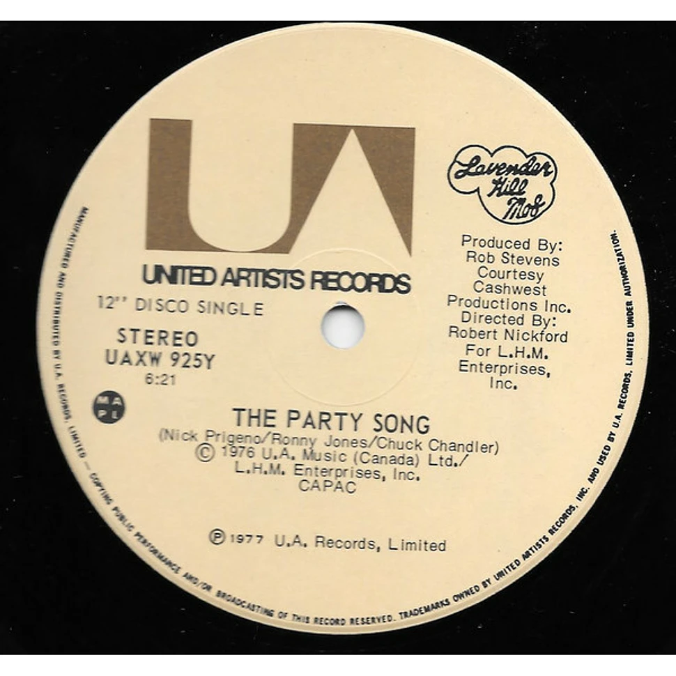 Lavender Hill Mob - The Party Song