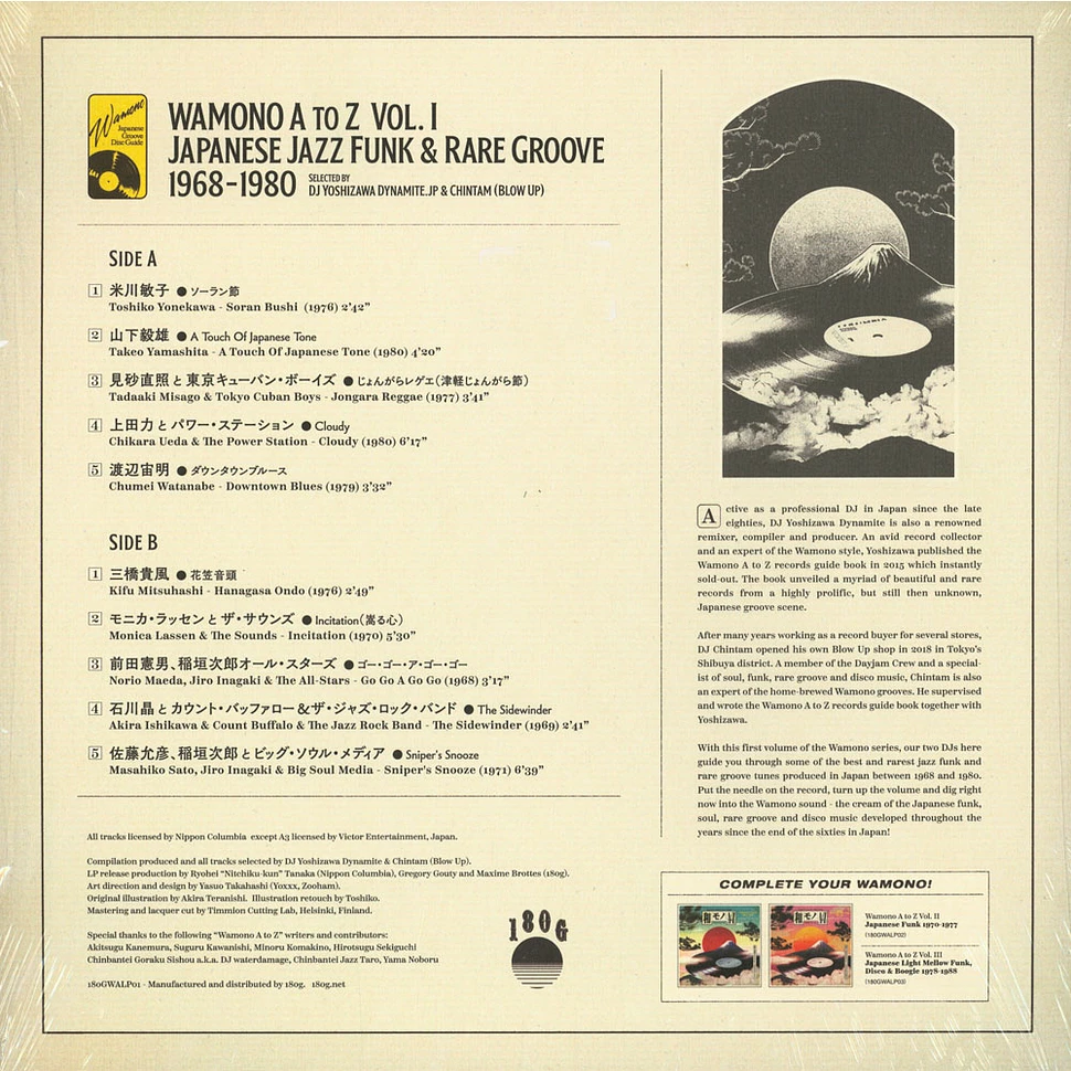 DJ Yoshizawa Dynamite.jp & Chintam - Wamono A To Z Vol. I (Japanese Jazz Funk & Rare Groove 1968-1980)