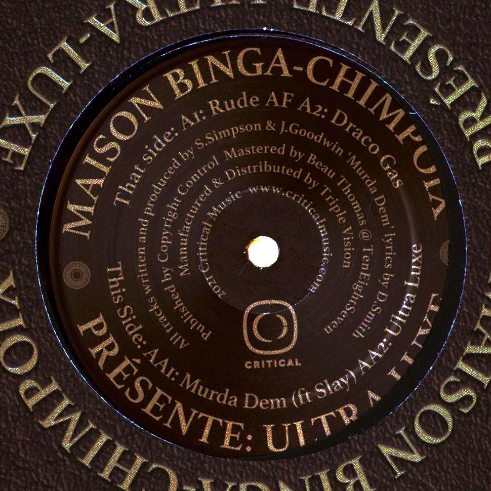 Sam Binga & Chimpo - Maison Binga Chimpoix Presents Ultra Luxe