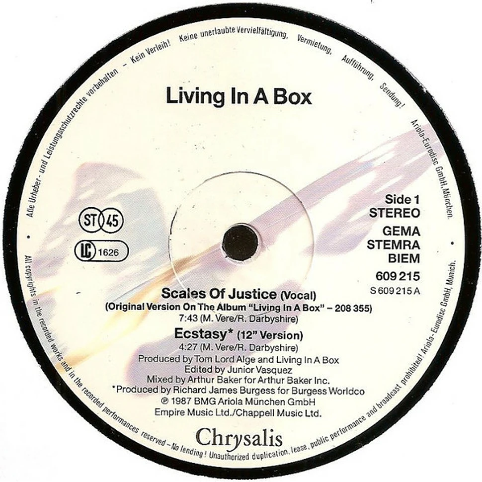 Living In A Box - Scales Of Justice